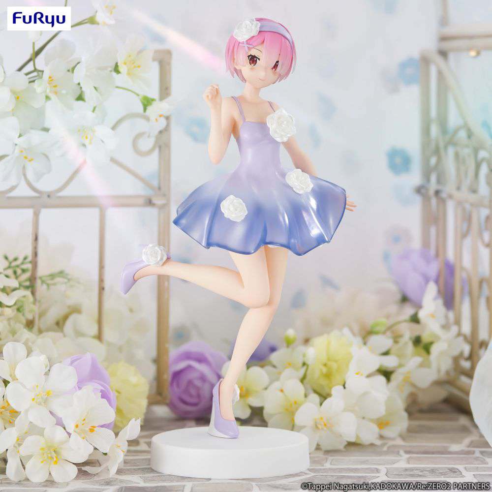 Re:Zero Ram Flower Dress Trio-Try-It Figure